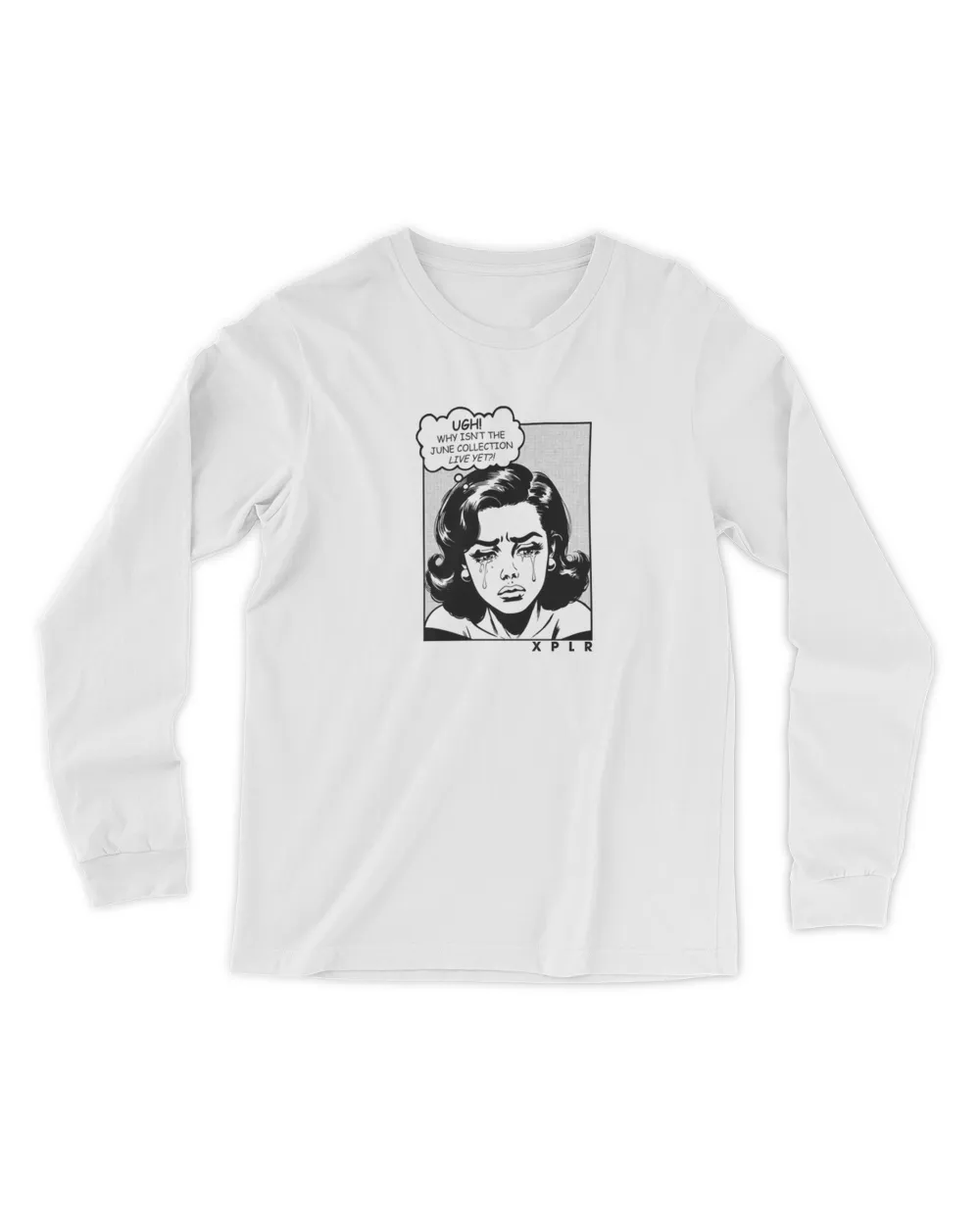 Boyfriend Men's Long Sleeved T-Shirt white s