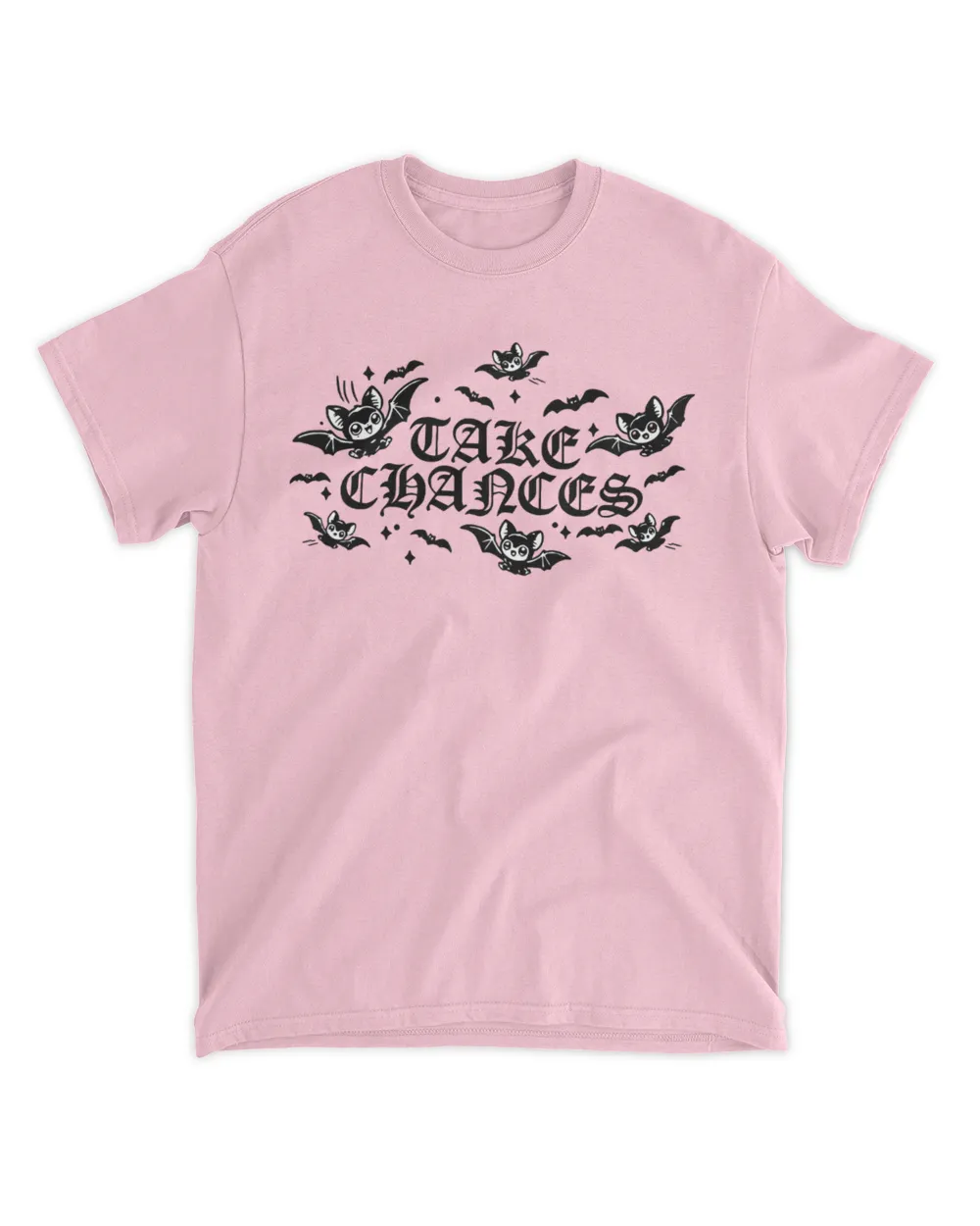 Take Chances Unisex Standard T-Shirt light-pink s