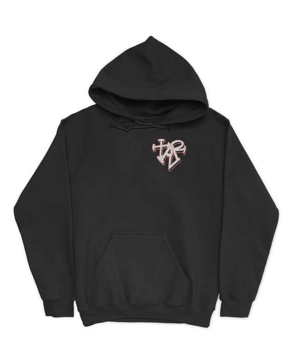 Haunted Heart Unisex Hoodie black s