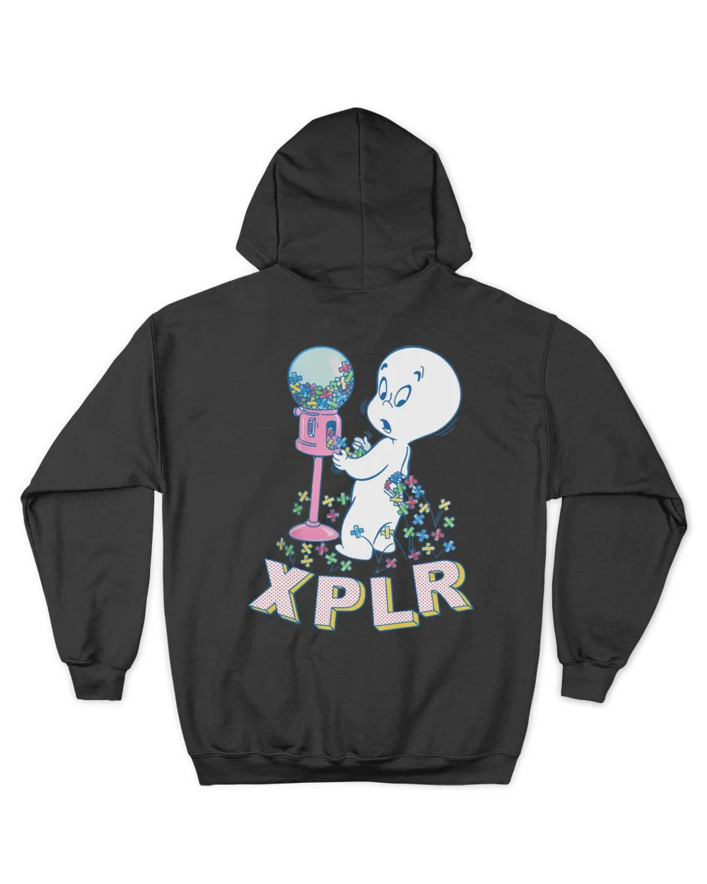 X Bubblegum Unisex Hoodie black s