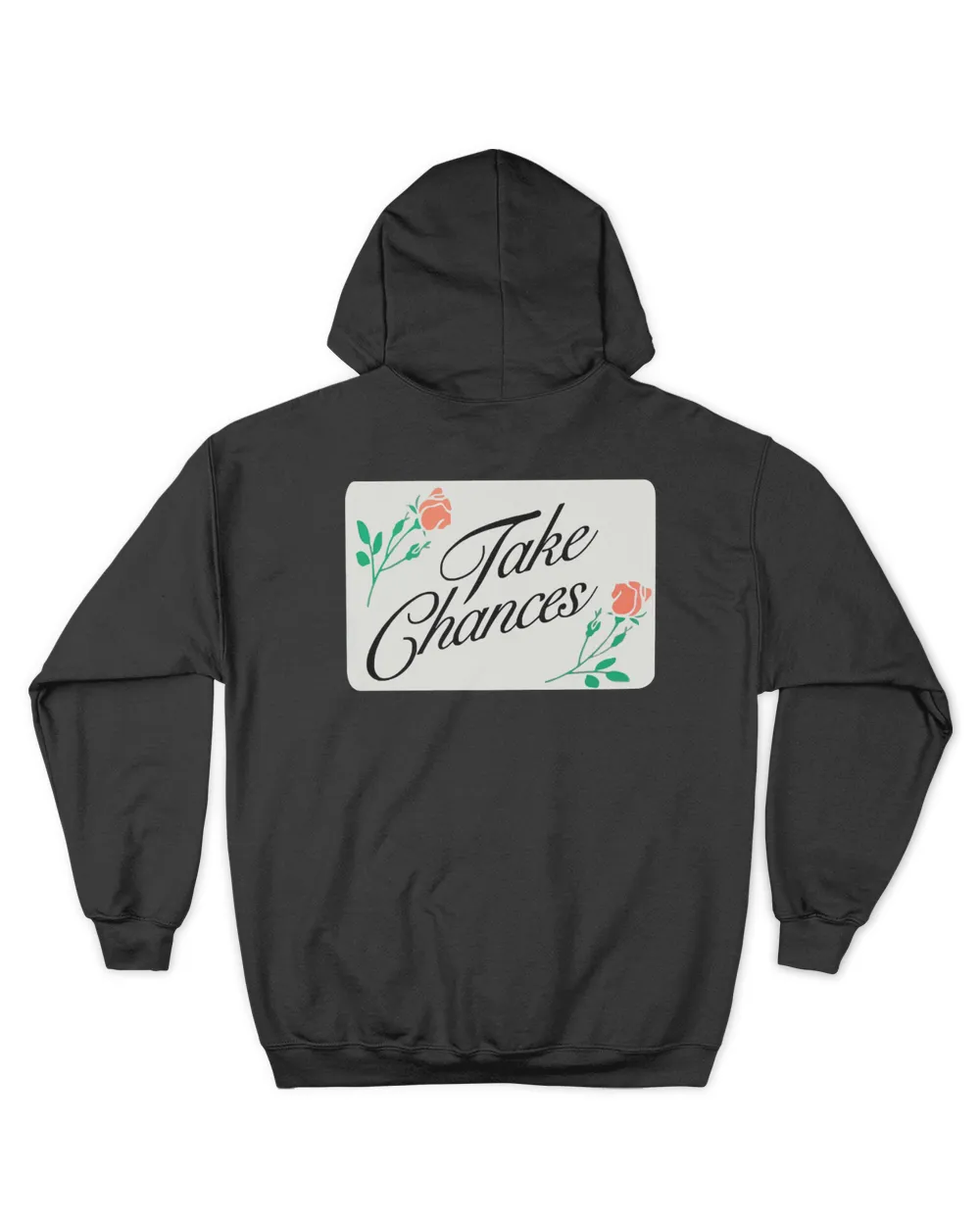 Take Chances Unisex Hoodie black s