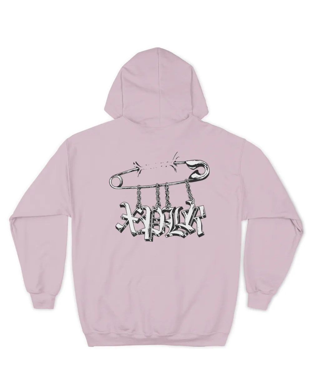Punk Pin Unisex Hoodie light-pink s