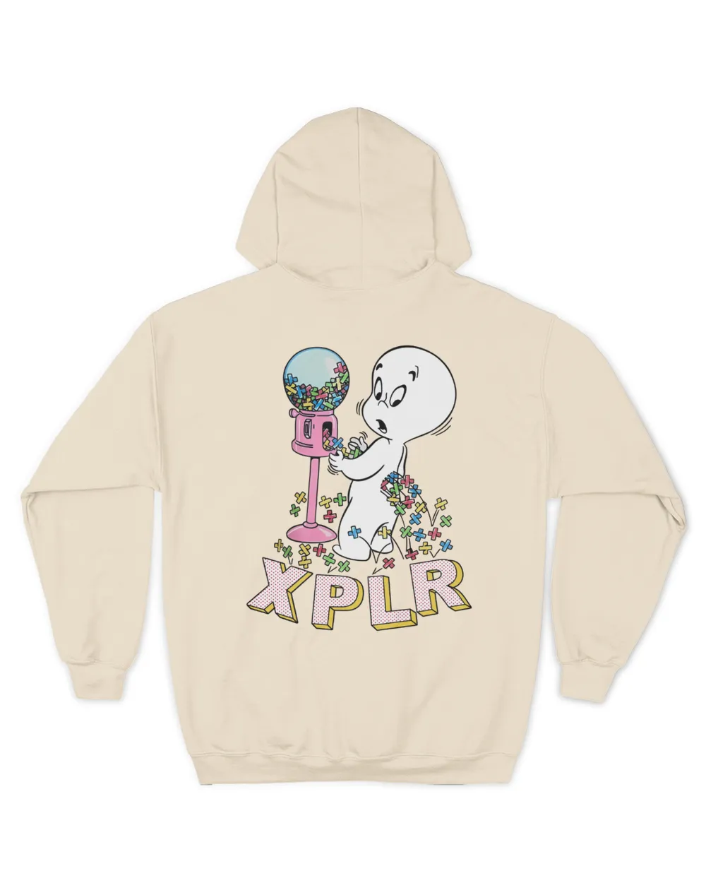 X Bubblegum Unisex Hoodie sand s