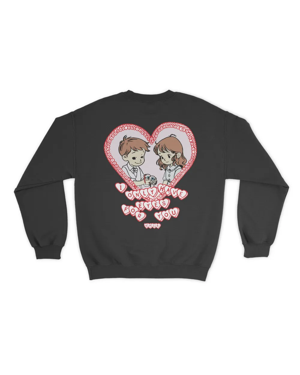 Valentine Unisex Sweatshirt black s