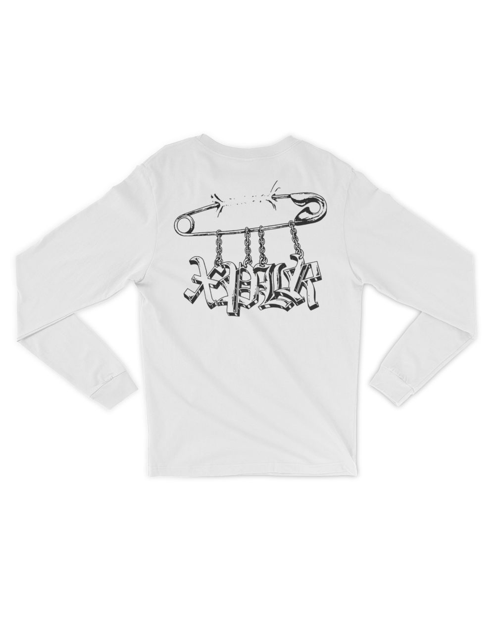 Punk Pin Men's Long Sleeved T-Shirt white s