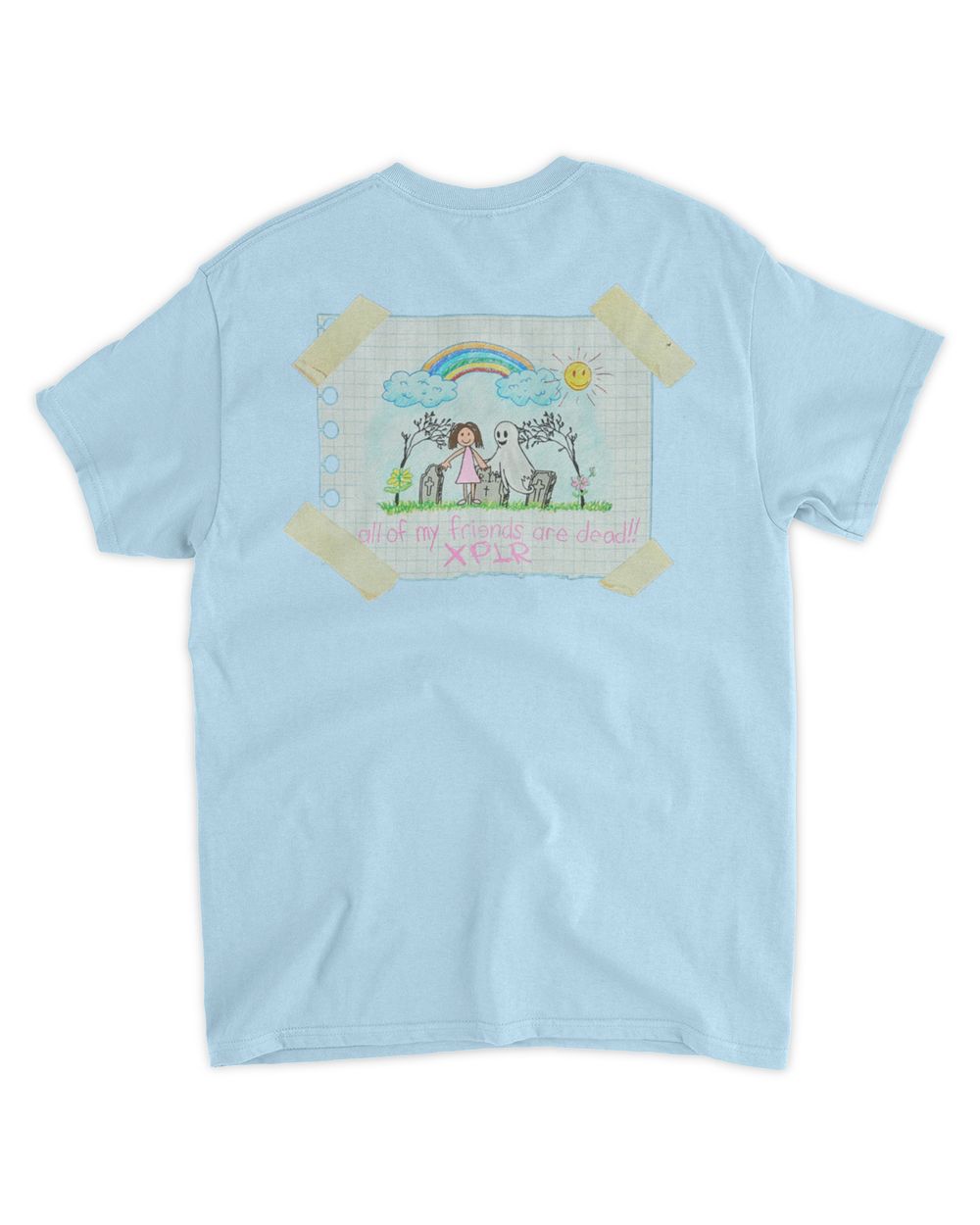 Graveyard Unisex Standard T-Shirt light-blue s