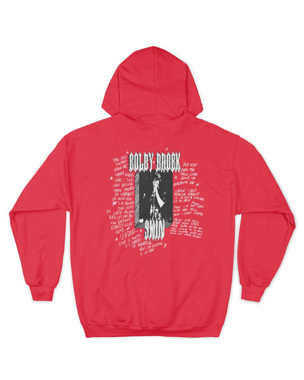 Skin Unisex Hoodie red s