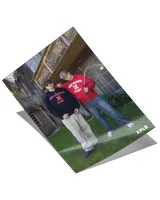 April'25 Satin Portrait Poster (16x24in) black 16x24in