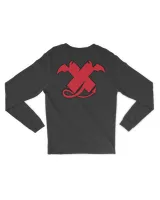 X Devil Chenille Men's Long Sleeved T-Shirt black s