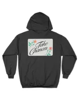 Take Chances Unisex Hoodie black s