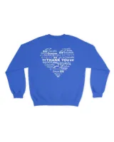 Thankful Unisex Sweatshirt royal s