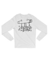 Punk Pin Men's Long Sleeved T-Shirt white s
