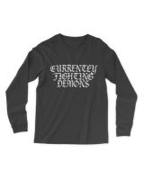 Fighting Demons L/S Men's Long Sleeved T-Shirt black s